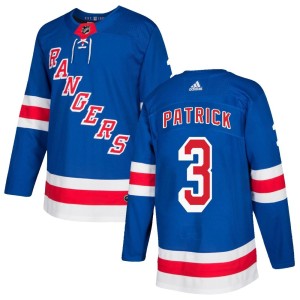 Men's New York Rangers James Patrick Adidas Authentic Home Jersey - Royal Blue