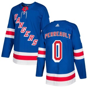 Men's New York Rangers Gabriel Perreault Adidas Authentic Home Jersey - Royal Blue