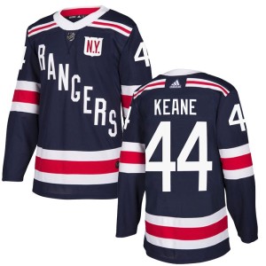 Men's New York Rangers Joey Keane Adidas Authentic 2018 Winter Classic Home Jersey - Navy Blue