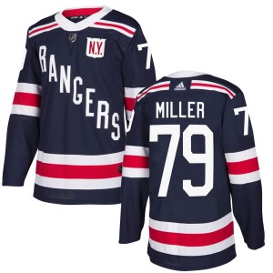 Men's New York Rangers K'Andre Miller Adidas Authentic 2018 Winter Classic Home Jersey - Navy Blue