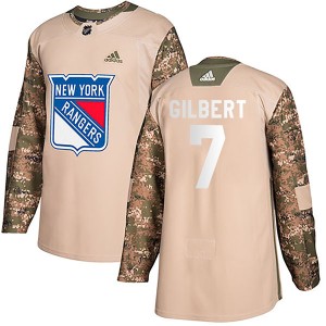 Men's New York Rangers Rod Gilbert Adidas Authentic Veterans Day Practice Jersey - Camo