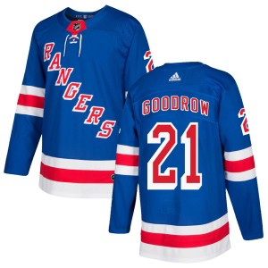 Youth New York Rangers Barclay Goodrow Adidas Authentic Home Jersey - Royal Blue