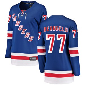 Women's New York Rangers Tony DeAngelo Fanatics Branded Breakaway Home Jersey - Blue