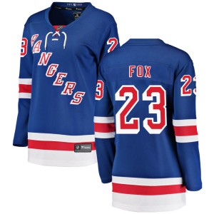 Women's New York Rangers Adam Fox Fanatics Branded Breakaway Home Jersey - Blue