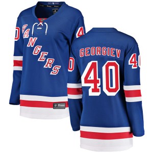 Women's New York Rangers Alexandar Georgiev Fanatics Branded Breakaway Home Jersey - Blue