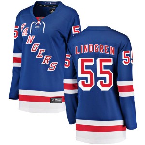 Women's New York Rangers Ryan Lindgren Fanatics Branded Breakaway Home Jersey - Blue