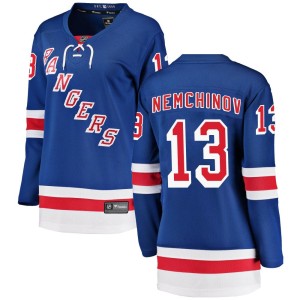 Women's New York Rangers Sergei Nemchinov Fanatics Branded Breakaway Home Jersey - Blue