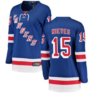 Women's New York Rangers Boo Nieves Fanatics Branded Breakaway Home Jersey - Blue