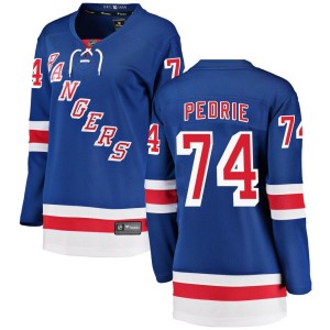Women's New York Rangers Vince Pedrie Fanatics Branded Breakaway Home Jersey - Blue