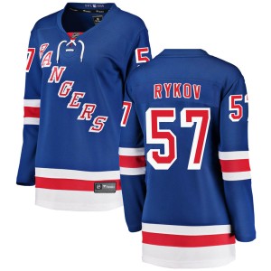 Women's New York Rangers Yegor Rykov Fanatics Branded Breakaway Home Jersey - Blue