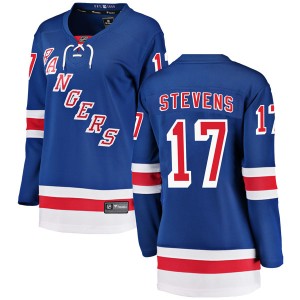 Women's New York Rangers Kevin Stevens Fanatics Branded Breakaway Home Jersey - Blue