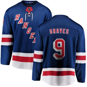 Youth New York Rangers Adam Graves Fanatics Branded Home Breakaway Jersey - Blue