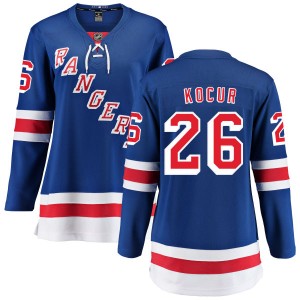 Women's New York Rangers Joe Kocur Fanatics Branded Home Breakaway Jersey - Blue