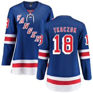 Women's New York Rangers Walt Tkaczuk Fanatics Branded Home Breakaway Jersey - Blue