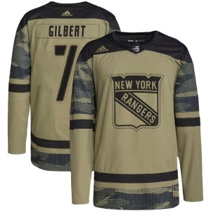 Youth New York Rangers Rod Gilbert Adidas Authentic Military Appreciation Practice Jersey - Camo