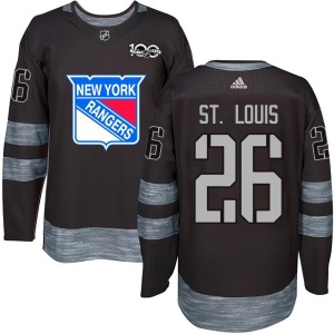 Youth New York Rangers Martin St. Louis Authentic 1917-2017 100th Anniversary Jersey - Black