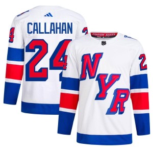 Men's New York Rangers Ryan Callahan Adidas Authentic 2024 Stadium Series Primegreen Jersey - White