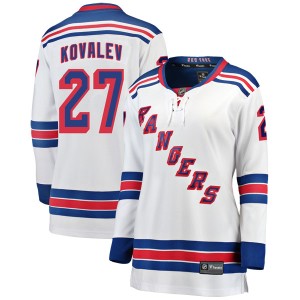 Women's New York Rangers Alex Kovalev Fanatics Branded Breakaway Away Jersey - White