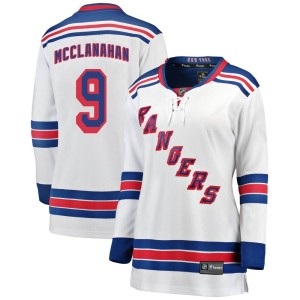 Women's New York Rangers Rob Mcclanahan Fanatics Branded Breakaway Away Jersey - White