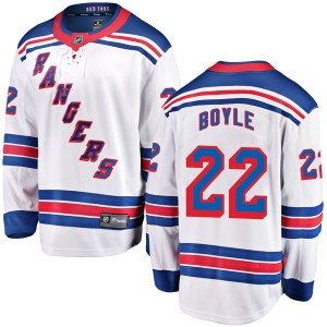 Men's New York Rangers Dan Boyle Fanatics Branded Breakaway Away Jersey - White