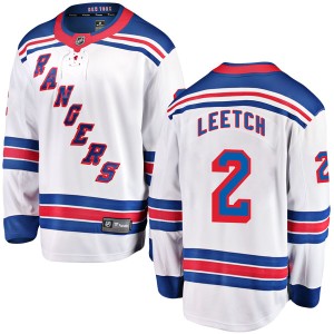 Men's New York Rangers Brian Leetch Fanatics Branded Breakaway Away Jersey - White