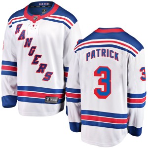 Men's New York Rangers James Patrick Fanatics Branded Breakaway Away Jersey - White