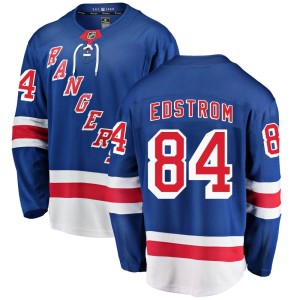 Men's New York Rangers Adam Edstrom Fanatics Branded Breakaway Home Jersey - Blue
