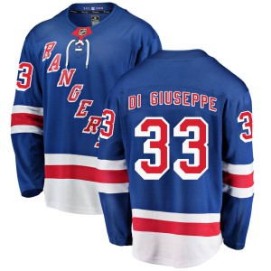 Men's New York Rangers Phillip Di Giuseppe Fanatics Branded Breakaway Home Jersey - Blue