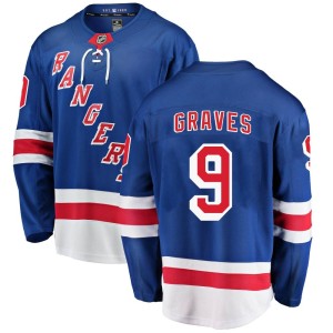 Men's New York Rangers Adam Graves Fanatics Branded Breakaway Home Jersey - Blue