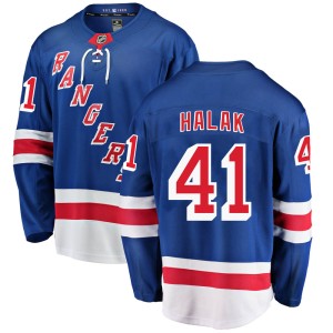 Men's New York Rangers Jaroslav Halak Fanatics Branded Breakaway Home Jersey - Blue