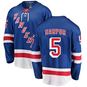 Men's New York Rangers Ben Harpur Fanatics Branded Breakaway Home Jersey - Blue