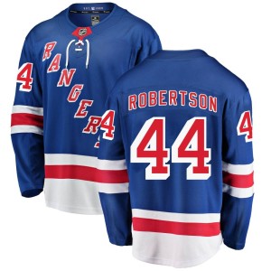 Men's New York Rangers Matthew Robertson Fanatics Branded Breakaway Home Jersey - Blue