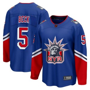 Men's New York Rangers Barry Beck Fanatics Branded Breakaway Special Edition 2.0 Jersey - Royal