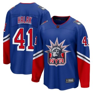 Men's New York Rangers Jaroslav Halak Fanatics Branded Breakaway Special Edition 2.0 Jersey - Royal
