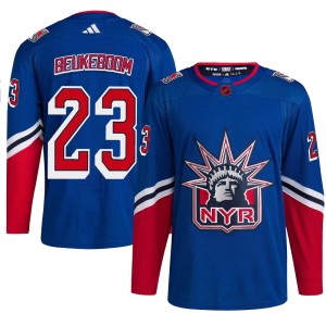 Men's New York Rangers Jeff Beukeboom Adidas Authentic Reverse Retro 2.0 Jersey - Royal