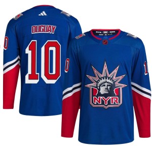 Men's New York Rangers Ron Duguay Adidas Authentic Reverse Retro 2.0 Jersey - Royal