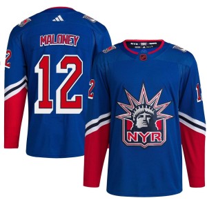 Men's New York Rangers Don Maloney Adidas Authentic Reverse Retro 2.0 Jersey - Royal