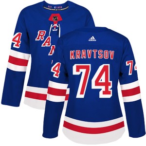 Women's New York Rangers Vitali Kravtsov Adidas Authentic Home Jersey - Royal Blue