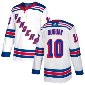 Youth New York Rangers Ron Duguay Adidas Authentic Jersey - White