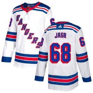 Youth New York Rangers Jaromir Jagr Adidas Authentic Jersey - White