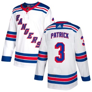 Youth New York Rangers James Patrick Adidas Authentic Jersey - White