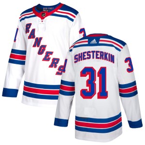 Youth New York Rangers Igor Shesterkin Adidas Authentic Jersey - White
