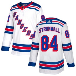 Youth New York Rangers Malte Stromwall Adidas Authentic Jersey - White