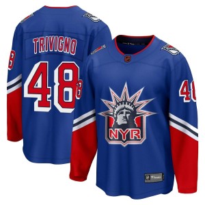 Youth New York Rangers Bobby Trivigno Fanatics Branded Breakaway Special Edition 2.0 Jersey - Royal