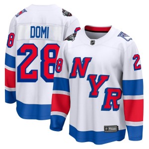 Men's New York Rangers Tie Domi Fanatics Branded Breakaway 2024 Stadium Series Jersey - White