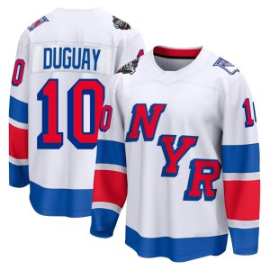 Men's New York Rangers Ron Duguay Fanatics Branded Breakaway 2024 Stadium Series Jersey - White