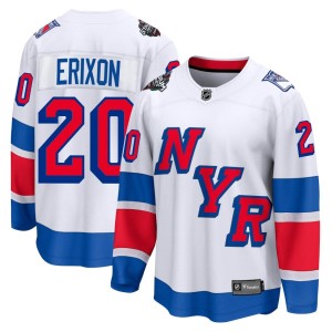 Men's New York Rangers Jan Erixon Fanatics Branded Breakaway 2024 Stadium Series Jersey - White