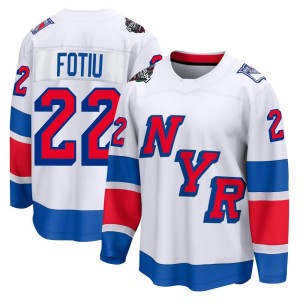 Men's New York Rangers Nick Fotiu Fanatics Branded Breakaway 2024 Stadium Series Jersey - White