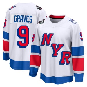 Men's New York Rangers Adam Graves Fanatics Branded Breakaway 2024 Stadium Series Jersey - White