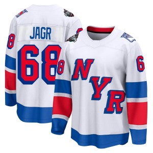Men's New York Rangers Jaromir Jagr Fanatics Branded Breakaway 2024 Stadium Series Jersey - White